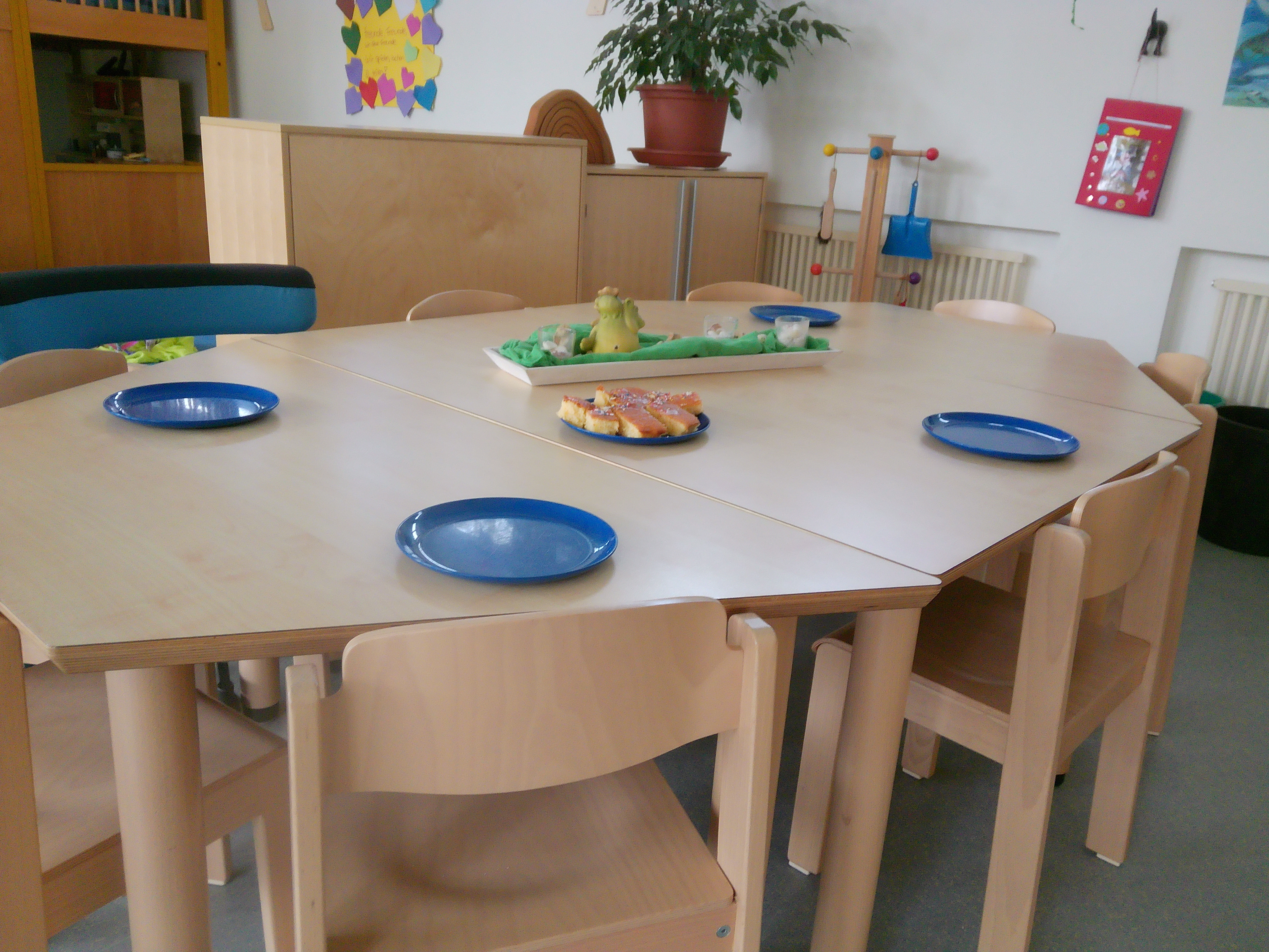 Seesterne-Brotzeittisch